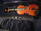 Gliga Ii  2  Violin  4 4 Outfit Dark Antique Finish Inc Bow   Case Romanian Made