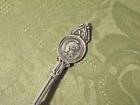  medallion   1863  By Schulz   Fischer   Coin Silver 6 25  Sugar Spoon