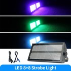 10pcs 1000w 8 8 Segment 960pcs Background Rgb Dmx Led Strobe Wash Light W case