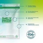 Smelly Proof Clear Smell Proof Bags 3 Mil 7 Sizes   X5 Or Lot Sacks   Free Ship