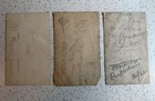 Set Of Vtg B w Sepia Black African American Families Photograph Cabinet Cards 