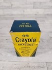 Vintage 70   s Crayola Crayons 48 Count Box Binney   Smith Discontinued Colors