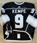 New Adidas Mic La Kings Team Issue Kempe Home Authentic Promo Jersey Size 56