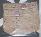 Capezio Crystal Footundeez Foot Underwear Rhinestones H07r Nude Women Nip New Xl