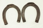 Vintage Antique Allith Pitching Horseshoes Set Of 2 Usa 2-1 4 Lb