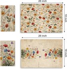 Vintage Flower Kitchen Dish Towels Set Of 2