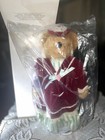 Vintage 1995 Avon Victorian Teddy Bear- Factory Sealed Nib With Coa