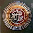 Four Queens Limited Ed Silver Strike  10 Gaming Token Ace Of Spades- Clad