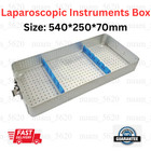 Aluminum Sterilization Disinfection Box 540 250 70mm Laparoscopic Instrument