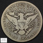 1892 S Barber Silver Half Dollar 50c