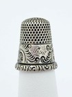 Antique Sterling Silver Size 6 Ketcham And Mcdougall Thimble  734
