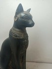 Rare Antique Ancient Egyptian Statue Goddess Bastet Cat Isis Scarab 1740 Bc