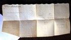1818 Antique Vellum Deed Sam Ross New Castle De Sam Cochran Chester Co Pa Brown