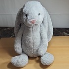 Jellycat Bashful Gray Bunny Plush Stuffed Animal Medium 2011 Bas3bun