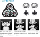 Rq11 Replacement Shaver Heads Compatible With Philips Norelco Sensotouch Repl   