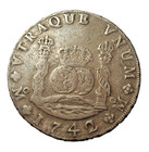 Shipwreck Treasure 8 Reale 1742 Coin Hollandia Wreck Silver Coa Ship Pillar Voc