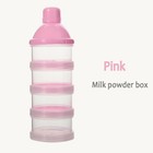 Baby Milk Dispenser Box 4 Layers Powder Formula Feeding Container Food Baby