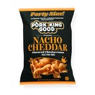 Pork King Good Nacho Cheddar Pork Rinds Chicharrones 7oz Family Size Bag