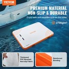 Vevor Inflatable Floating Dock 8x6ft Inflatable Dock Platform Mat With Ladder