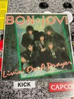 Lot Of 5  1980s Bon Jovi Secret Society Photos   Glass  livin  On A Prayer  Art
