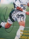 1998 Mls Major League Soccer Freekick Magazine Autograph Rocky Marcelo Balboa