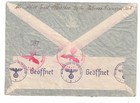 1941 Germany Sara Israel Jewish Censored Cover To Chicago