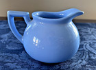 Vintage Lipton s Tea Creamer Cream Pitcher Periwinkle Blue Mcm 3 