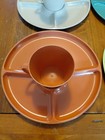 Vintage Sterilite Picnic Set Pastel Melamine Style Plastic Plates Cups Flatware