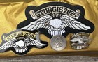       2025 Sturgis Biker Rally Pin  Patch free Sticker Set  Eagle Logo 85th Is Here 
