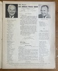 May 1953 19th Annual Los Angeles Police Show Program     carnival In Rome   