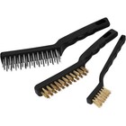 3-packs-of-3 Performance Tool Brass And Stainless-steel Wire Brush Sets  9-total