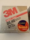 New Set Of 2 Old Stock 3m High Density Ds hd Diskettes  Macintosh Formatted