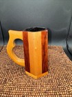Don Lewis Designs Wood Tankard Mug 4 1 2  Base 6  Tall