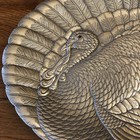 Rare Vintage 1988 Arthur Court Designs Turkey Serving Tray  24x17    Cast Aluminum