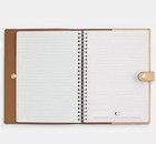 Coach Notebook With Floral Print Cfa42 Gold  Pink Multi Factory Wrapped Nwt