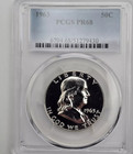 1963 Proof Franklin Half Dollar Pcgs Pr68