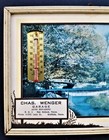 1960 Vintage Ad Thermometer Groffdale New Holland Pa Wenger Garage Auto Repair
