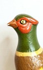 Vintage Holland Mold Ceramic Pheasant Bird Statue Figurine 10 x13  70s