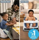 Ingenuity Infant Baby Base 2-in-1 Booster Feeding High Chair Floor Seat  Blue P2