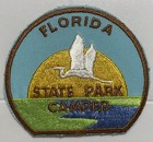 Florida State Park Camper Flying Crane Parks Souvenir Iron-on Patch Badge