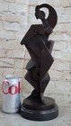100  Solid Bronze Cubism Surreal Abstract Art Decor Sculpture Statue Figure