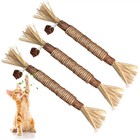 4 Pack Natural Silvervine Sticks Interactive Cat Chew Toys For Teeth Cleaning