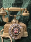 Vintage French Continental Looking Rotary Phone Cool Fun Great Decor Piece