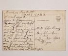 Antique Christmas Postcard Angel Lyre Poinsettias Embossed Victorian C1908