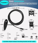 Transom Mount Transducer For Humminbird 710295-1 Helix 7 8 Chirp Mega Di Gps G3