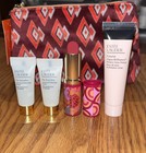 Estee Lauder Limited Edition Lipstick  rose Color  And 4-pc Travel Set Untested