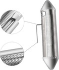 Stainless Steel Guiro Instrument Latin Percussion Shaker Metal Guiro With Scrape