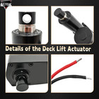 Deck Lift Actuator 12v 035-7033-00 For Bad Boy Lawn Mower Zt Elite Czt Maverick 