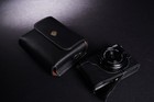 Genuine Real Leather Full Camera Case Bag Cover Pouch For Fujifilm X70 Black
