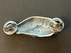 Manatee Mother   Baby Marked S l d  Pewter Brooch Lapel Pin